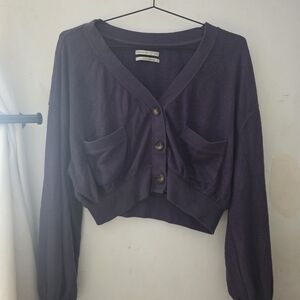 Urban Outfitters Deep Purple Knit Top